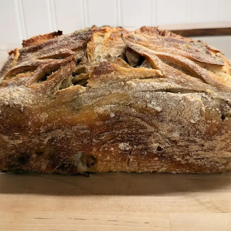Cinnamon Apple Sourdough from Rustic Roots, a small-batch bakery in Tucson